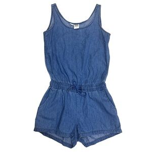 Vero Moda XS Chambray Denim Romper | Casual Summer Jumpsuit One Piece shorts